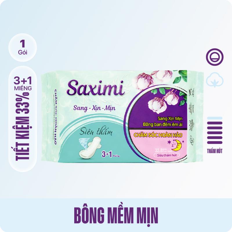 Băng vệ sinh ban ngày với công nghệ thấm hút vượt trội mang lại cảm giác khô thoáng tuyệt đối